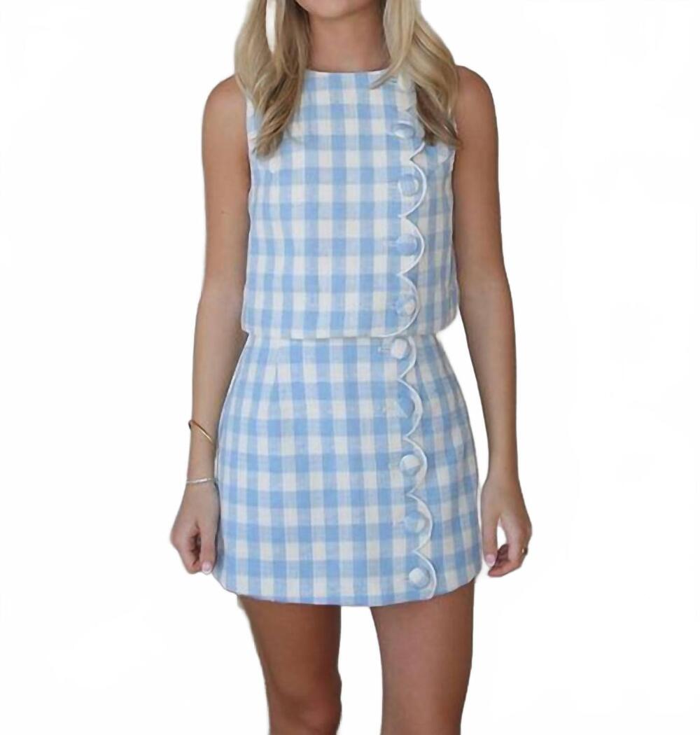 NEW MABLE garden party set in blue
